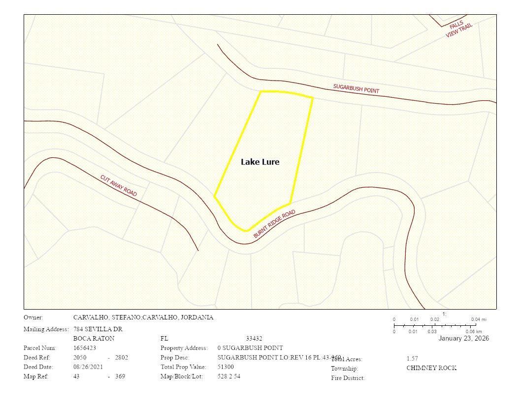 Sugarbush Point, Lake Lure, NC 28746