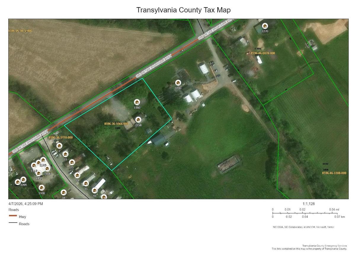 1160 Old Hendersonville Hwy., Brevard, NC 28712