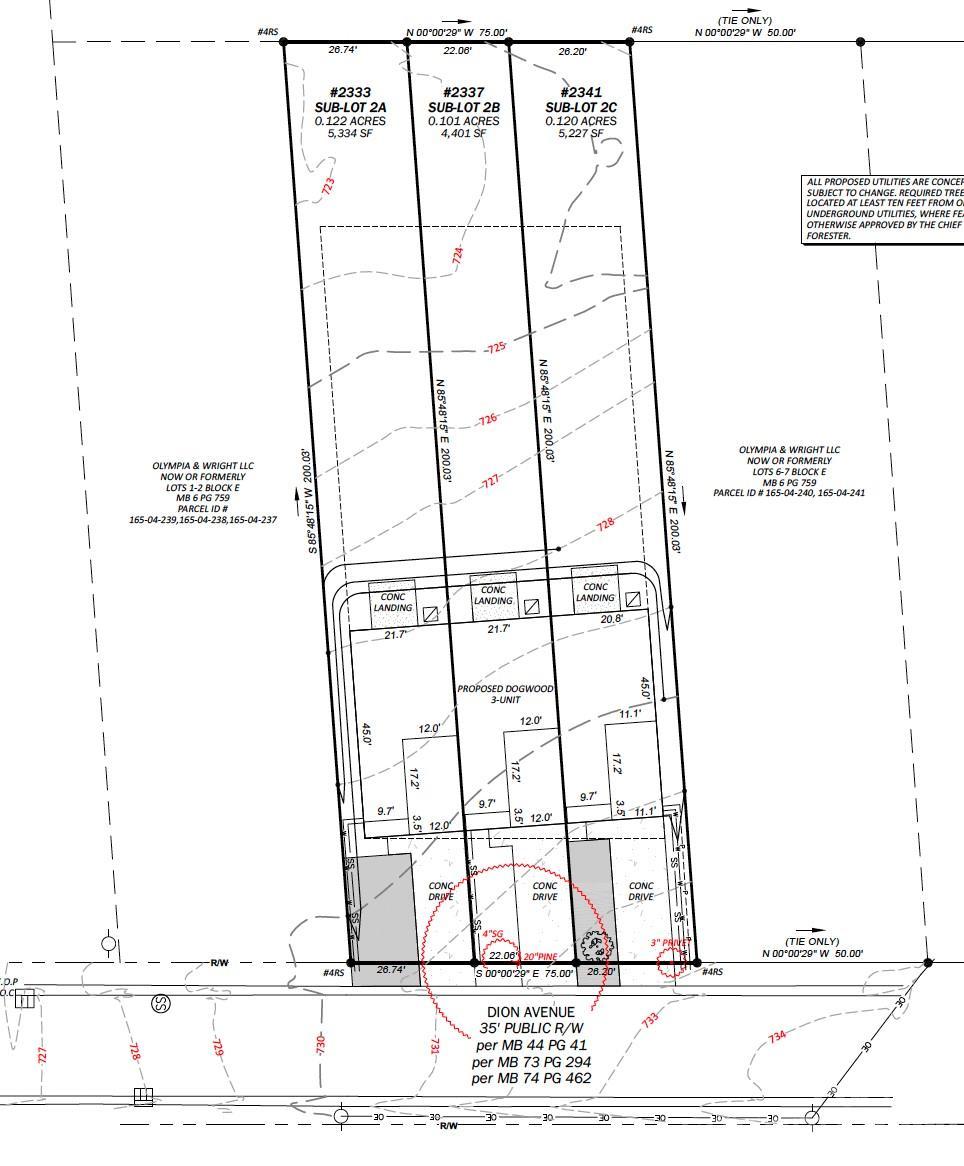 2333, 2337 & 2341 Dion Ave., Charlotte, NC 28212