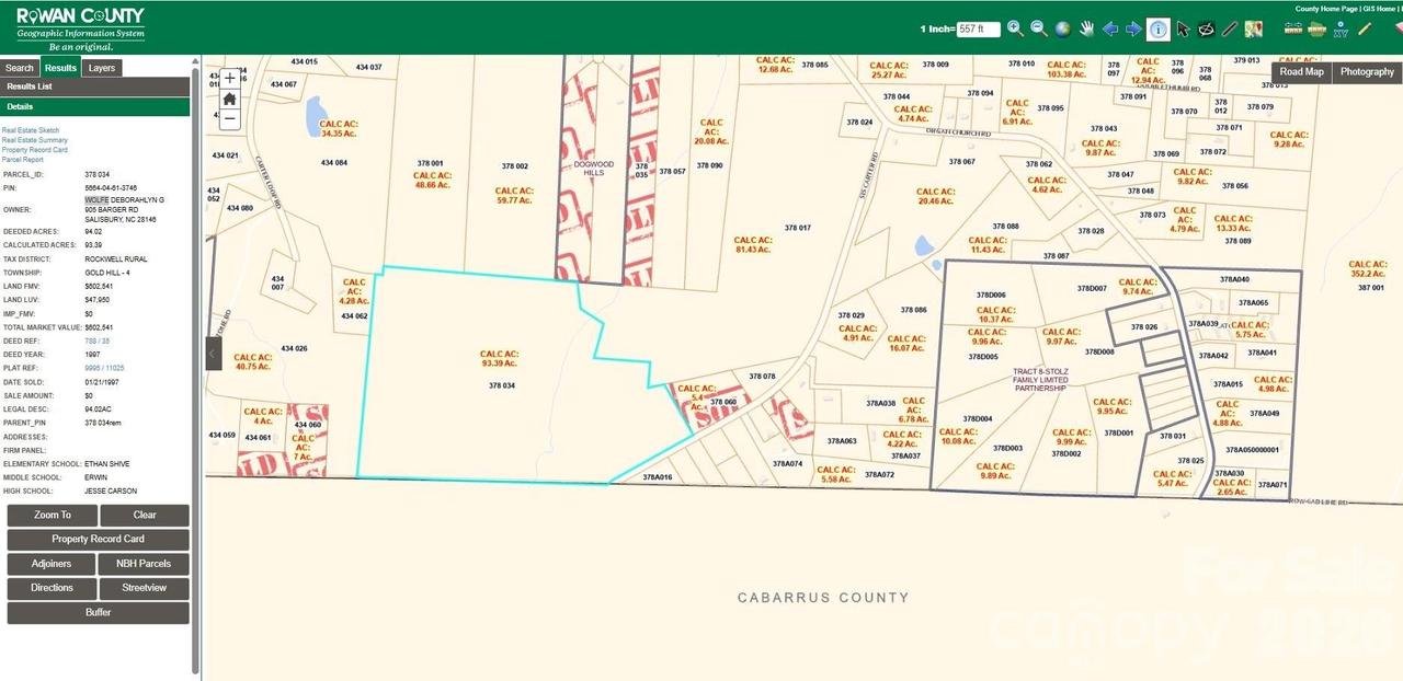 Sisk Carter Rd., Rockwell, NC 28138