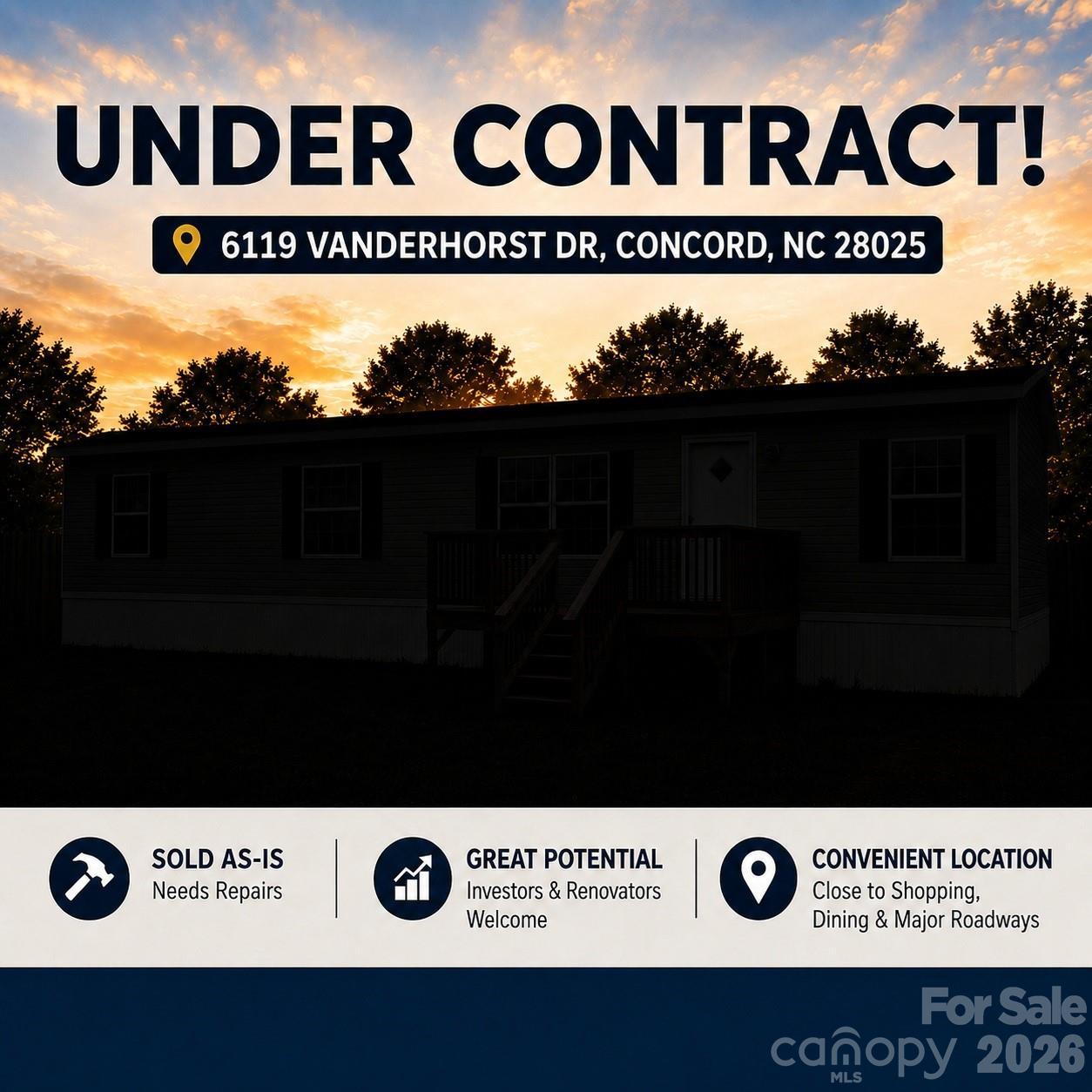 6119 Vanderhorst Dr., Concord, NC 28025