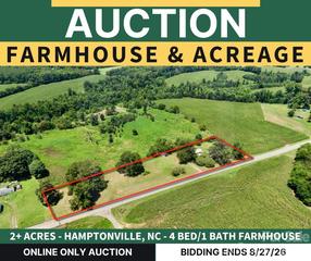 New Homes For Sale This Week in Hamptonville: July 31st to August 6th
