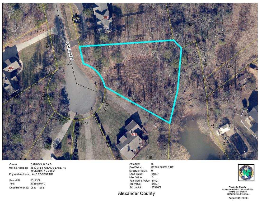 00 Lake Forest Dr., Taylorsville, NC 28681