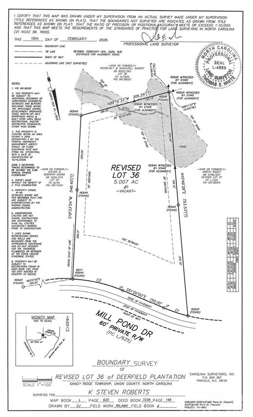 Mill Pond Dr., Waxhaw, NC 28173