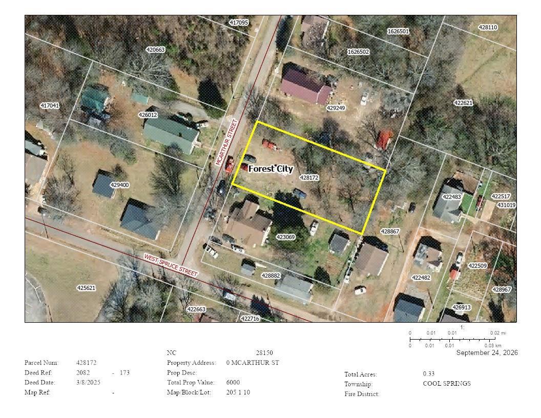 Mcarthur St., Forest City, NC 28043