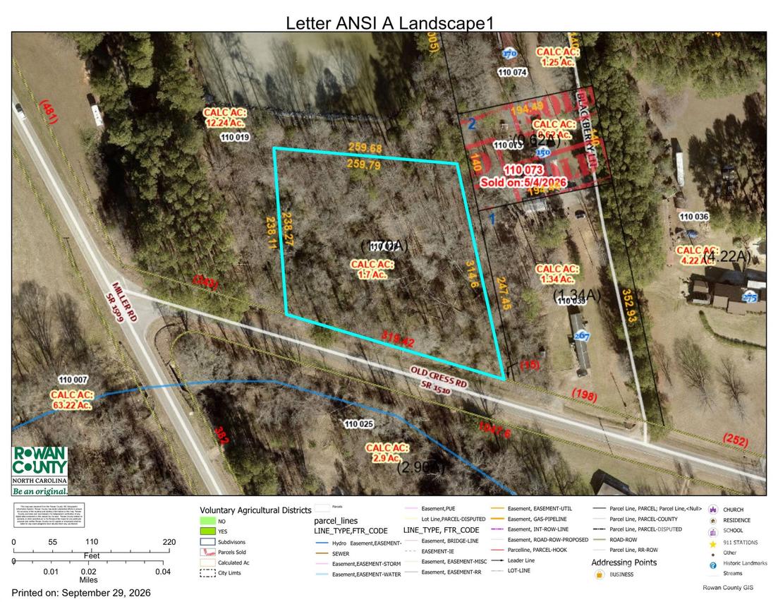 Old Cress Rd., Salisbury, NC 28147