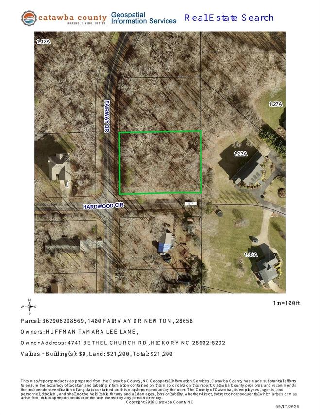 1400 Fairway Dr., Newton, NC 28658