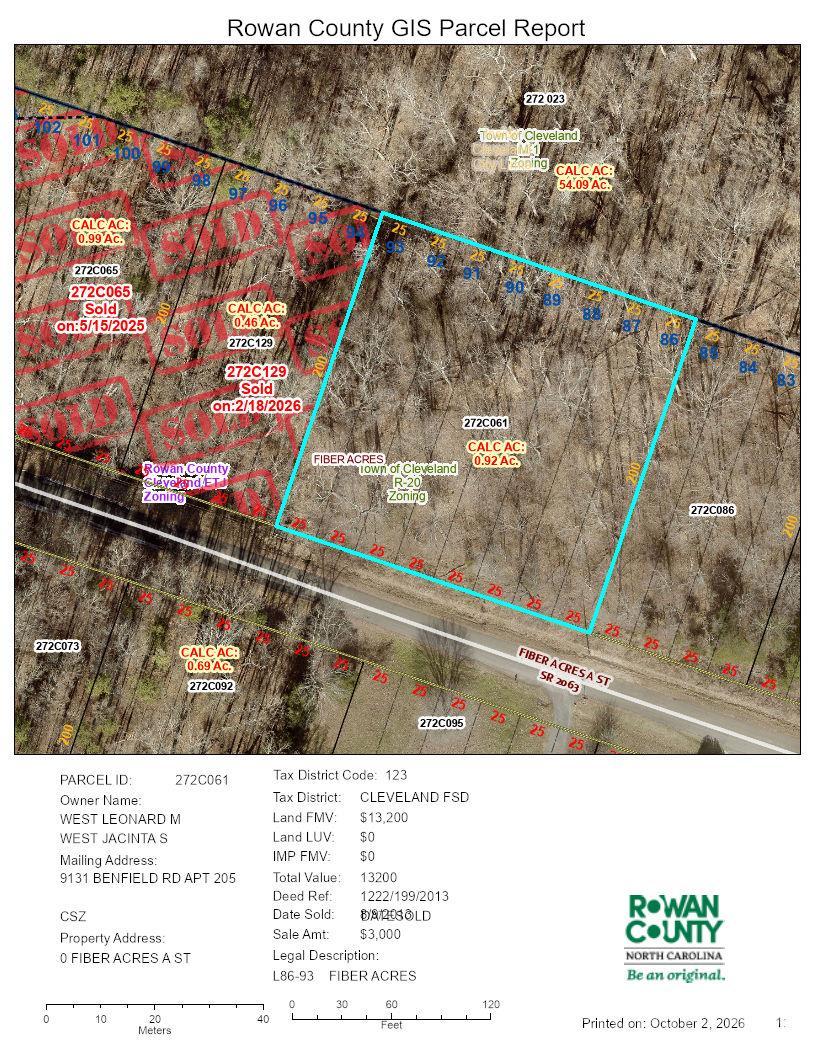 000 Fiber Acres A St. #86, Cleveland, NC 27013