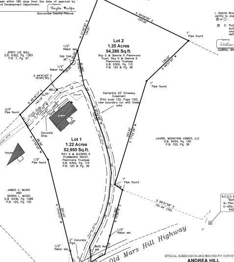 99999 Old Mars Hill Hwy., Weaverville, NC 28787