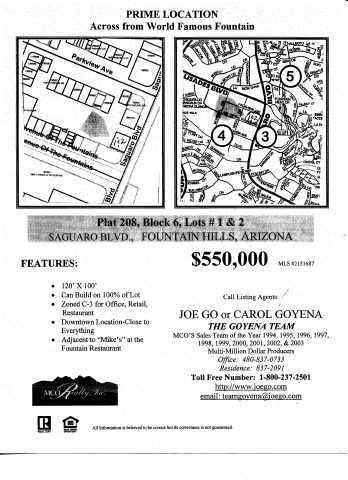 12854 N Saguaro Blvd. #1 & 2, Fountain Hills, AZ 85268