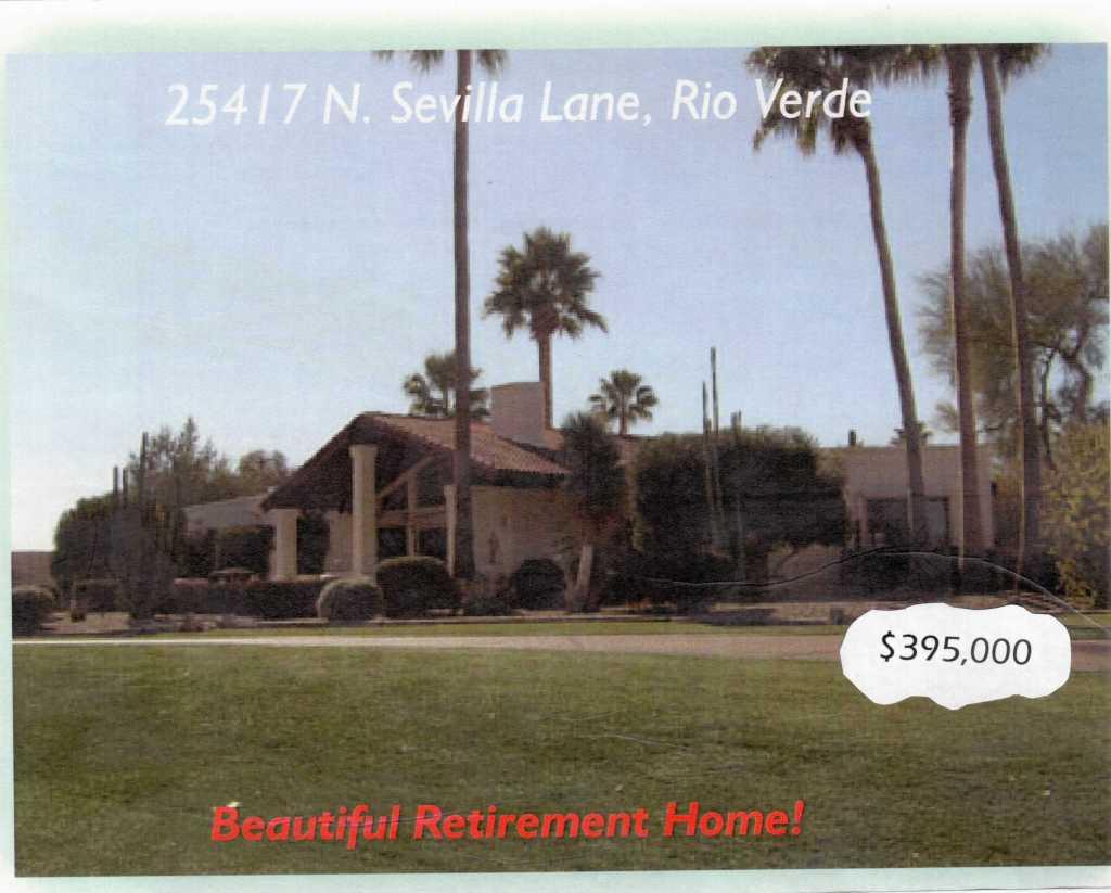 25417 N Sevilla Ln., Rio Verde, AZ 85263