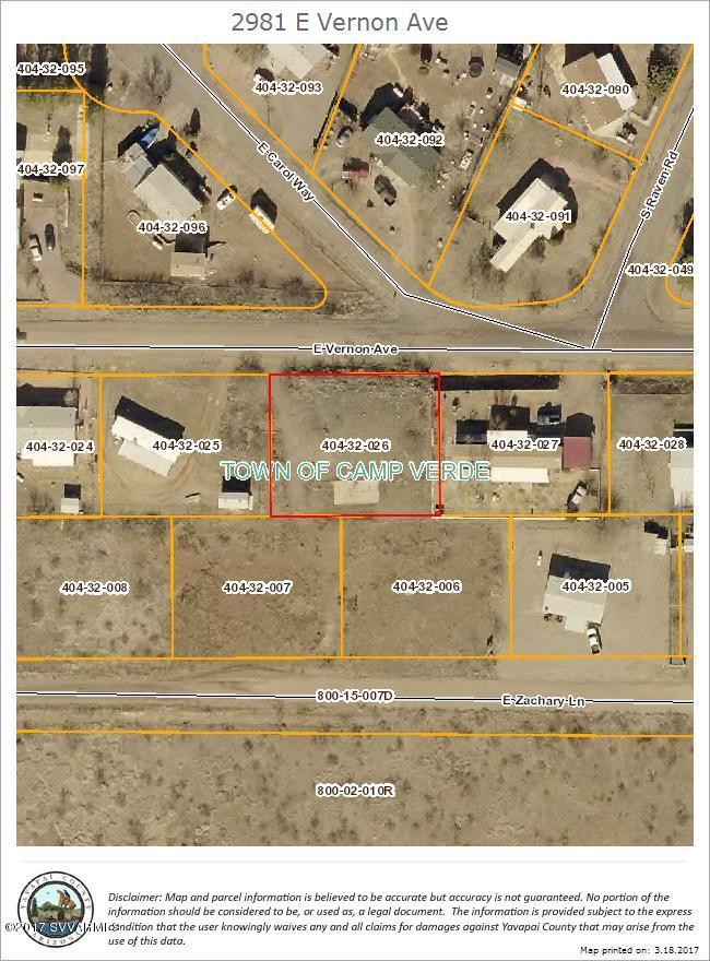 2981 E Vernon Ave., Camp Verde, AZ 86322