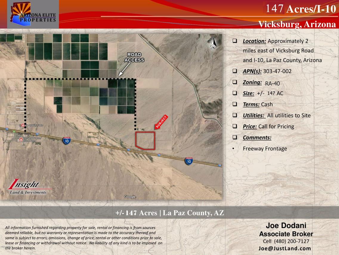 60375 56th St. #-, Salome, AZ 85348