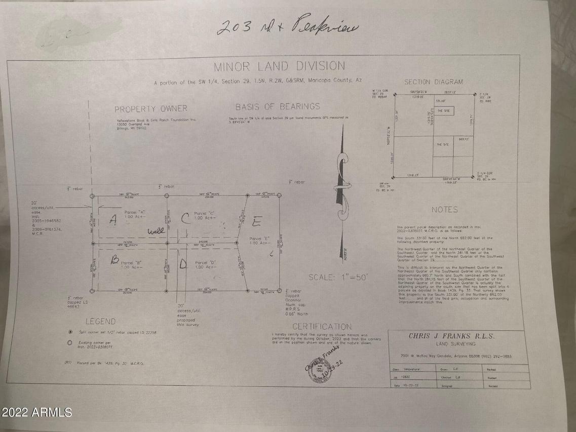20100 W Peakview Rd. #Known as parcel D, Wittmann, AZ 85361