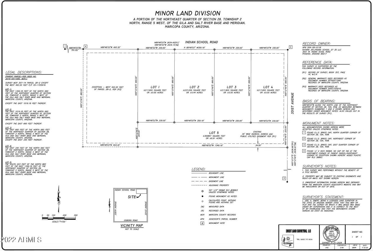 333rd Ave W Indian School Rd. #Lot 2, Tonopah, AZ 85354