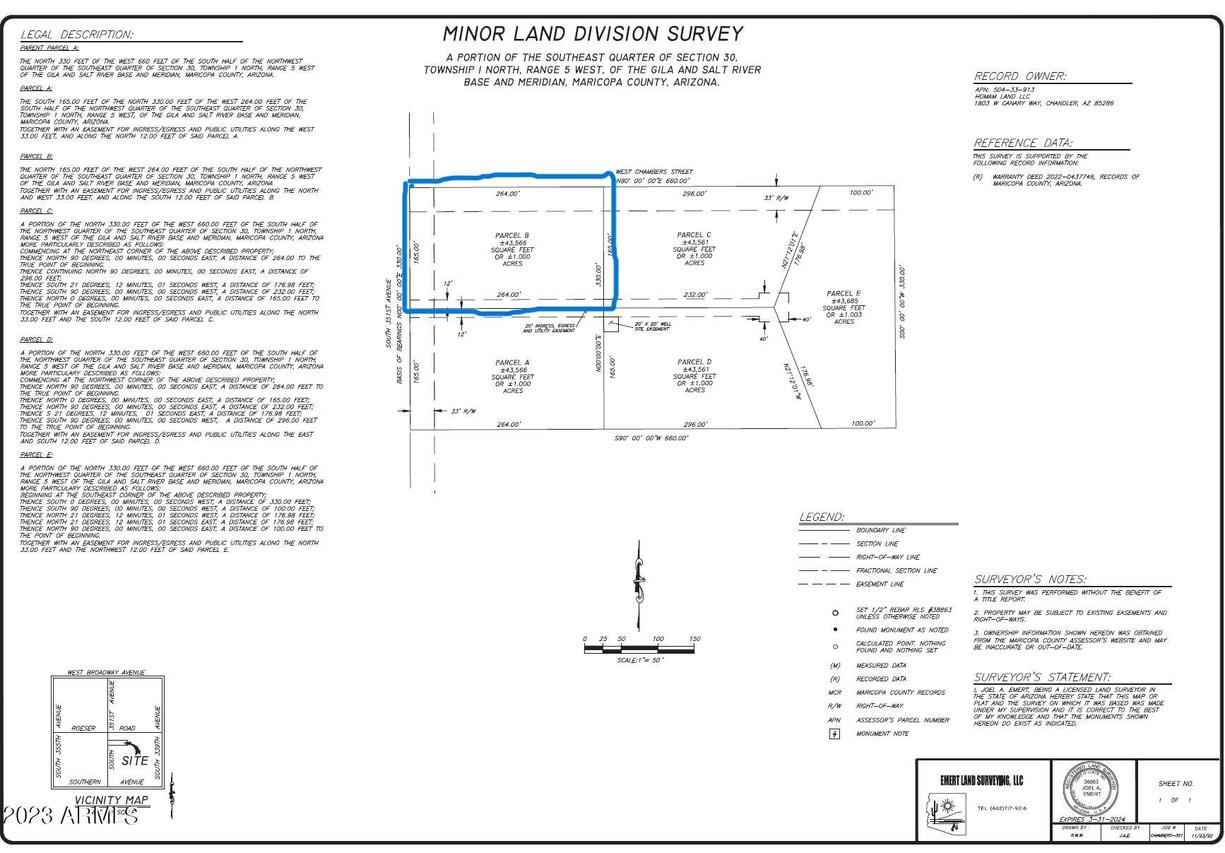 351st Ave N Of Salome Hwy. #Lot B, Tonopah, AZ 85354