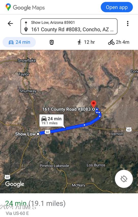 161 N County Rd. #8083, Concho, AZ 85924