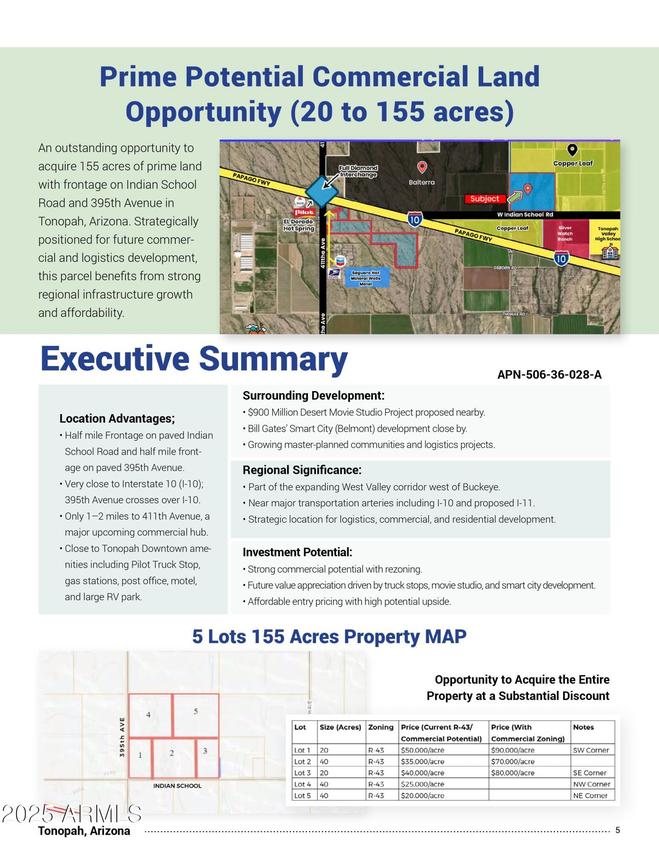 39500 W Indian School Rd. #lot 1, Tonopah, AZ 85354