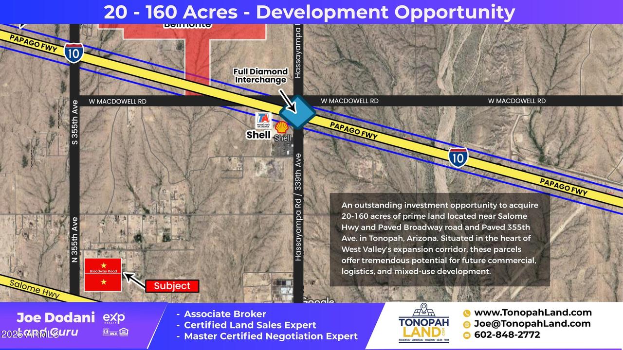 W Broadway Rd. #Lot 1, Tonopah, AZ 85354