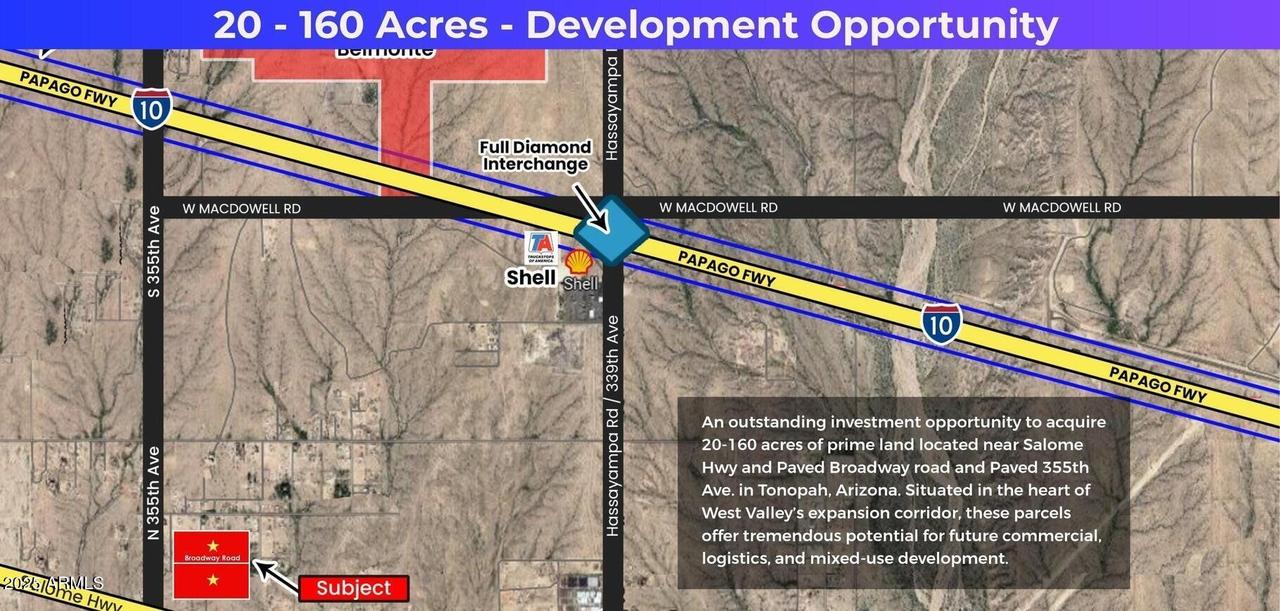 W Broadway Rd. #Lot 1, Tonopah, AZ 85354