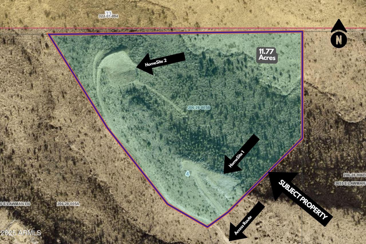 3622 E Lawman  11.77 Acres Ln. #55, Kingman, AZ 86401