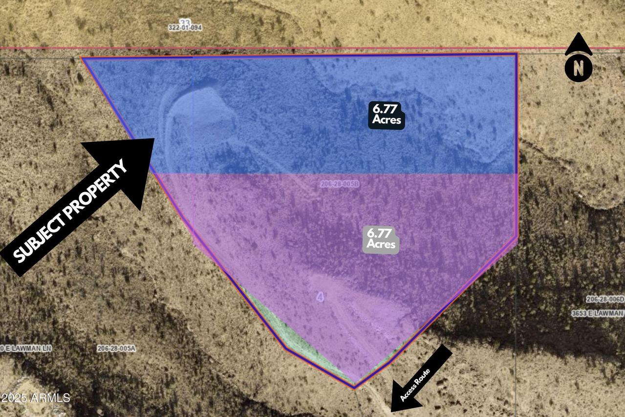3624 E Lawman  6.77 Acres Ln. #55a, Kingman, AZ 86401