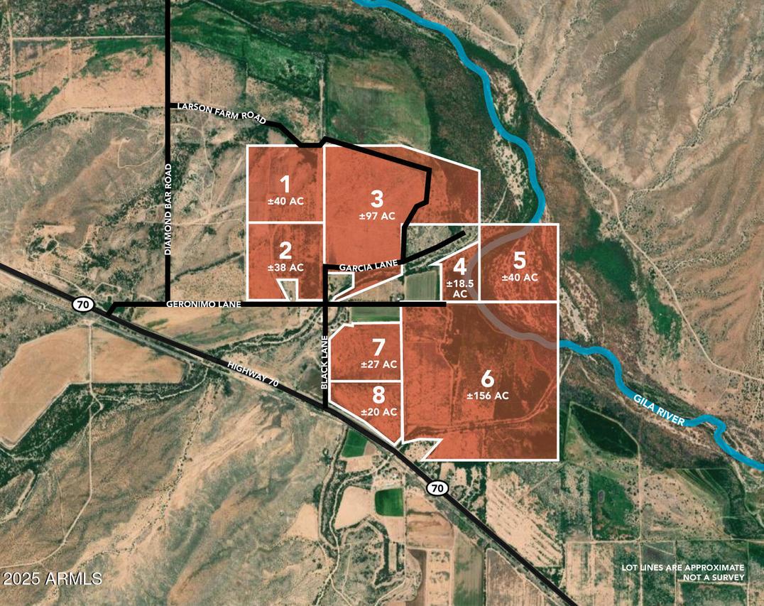 436acres E 70 Hwy. #-, Fort Thomas, AZ 85536