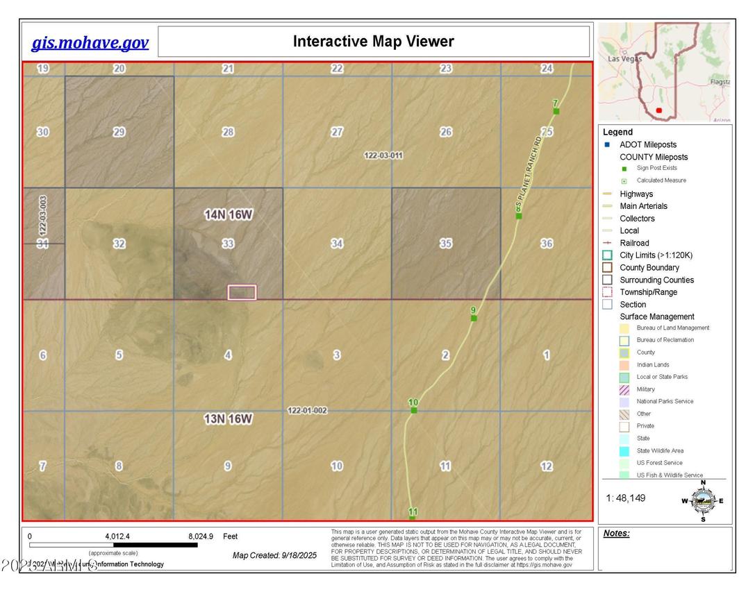 000XX Unk Rd #23, Yucca, AZ 86438
