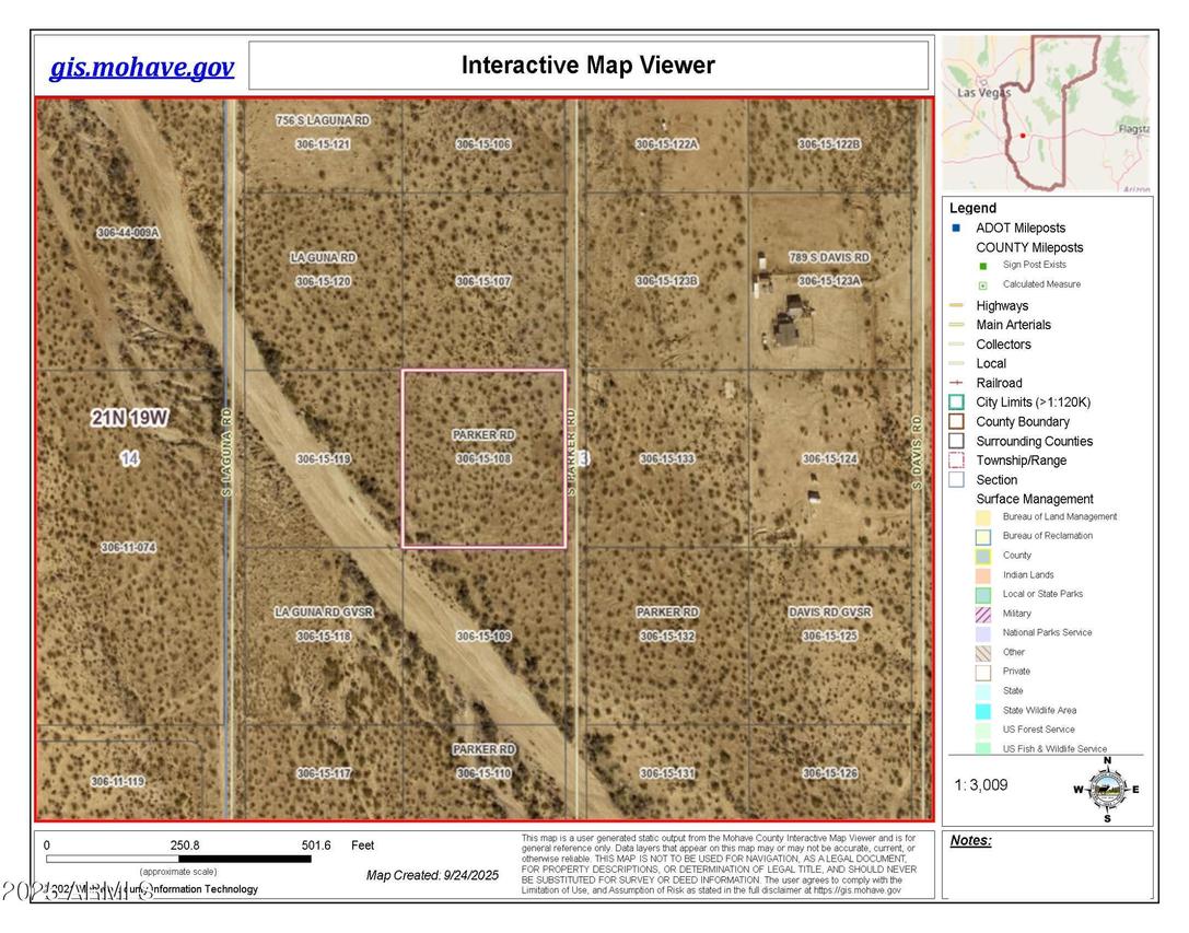 Parker Rd. #3, Golden Valley, AZ 86413