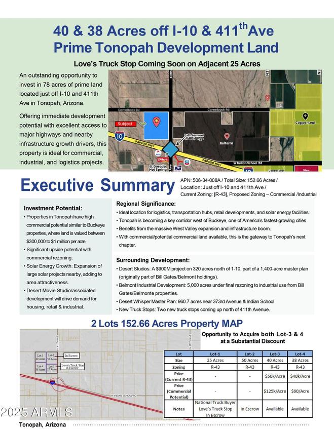 411th Ave & Camelback Rd. #Lot 4, Tonopah, AZ 85354