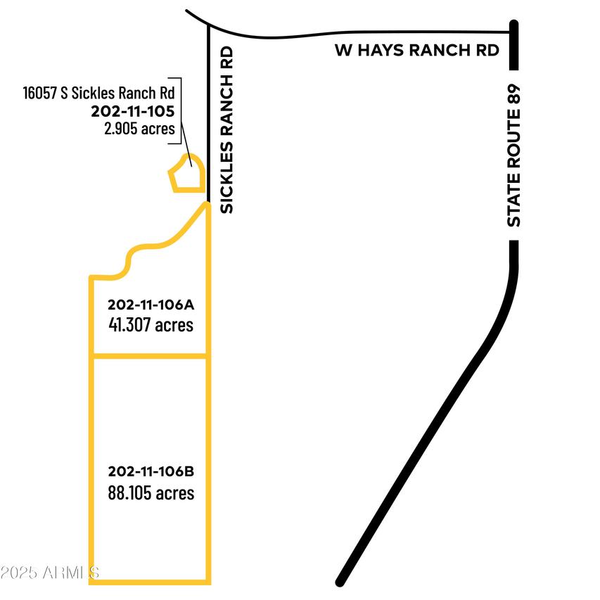 129 ACRES Sickles Ranch Radial, Peeples Valley, AZ 86332