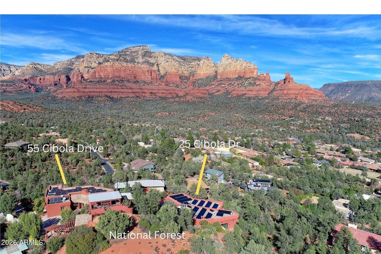 25 & 55 Cibola Dr., Sedona, AZ 86336