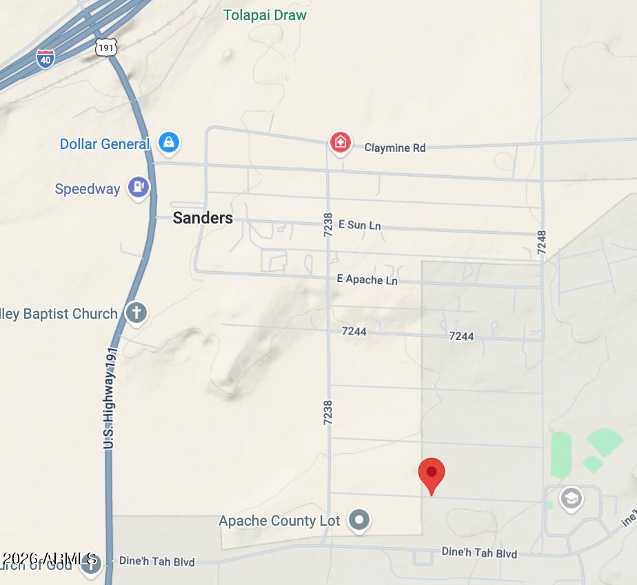 XX Arizona Park Estates Unit I #Lot 266, Sanders, AZ 86512