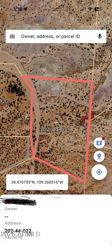 N6124 N N6124 #202-44-022, St Johns, AZ 85936