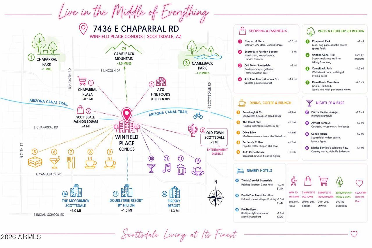 7436 E Chaparral Rd. #B102, Scottsdale, AZ 85250