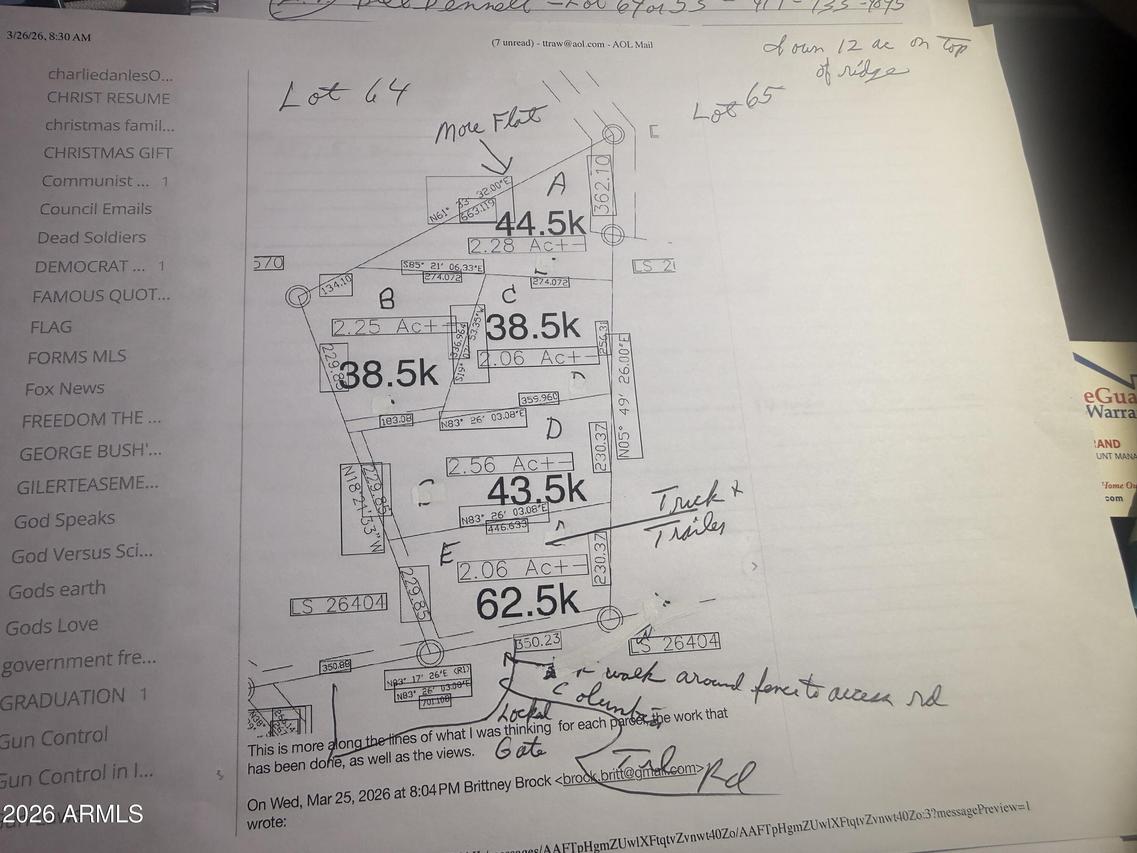 XX000 E Gods View Dr. #Parcel A, Morristown, AZ 85342