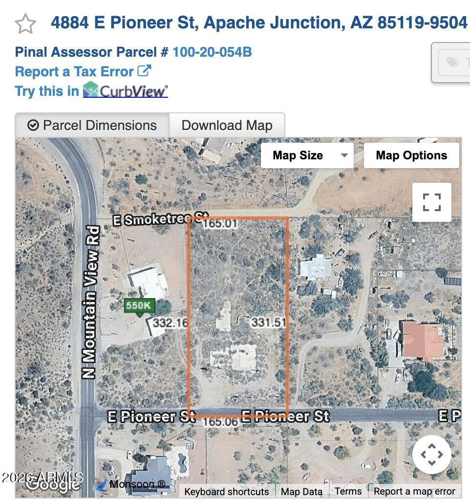 4884 E Pioneer St. #NA, Apache Junction, AZ 85119