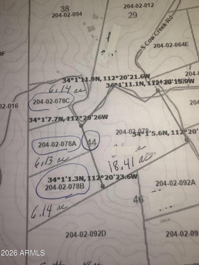 xxx Lake Pleasant / Cow Creek Road #Lot 44, Morristown, AZ 85342