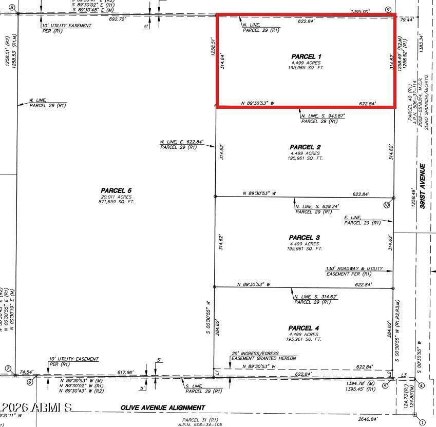 391XX W Olive Ave. #Parcel 1, Tonopah, AZ 85354
