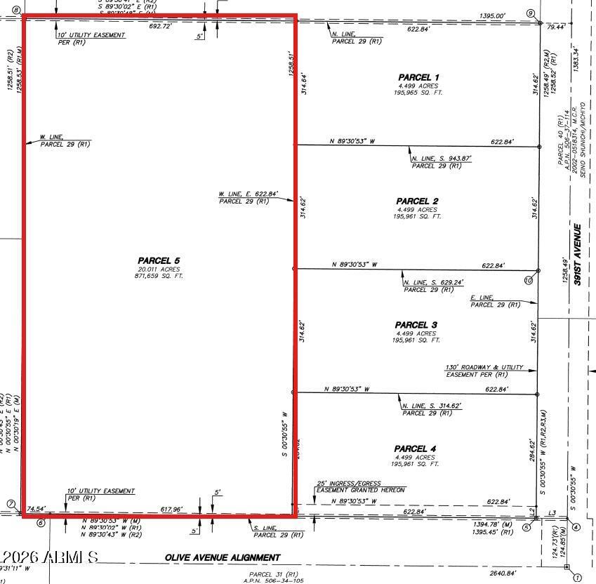 391XX W Olive Ave. #Parcel 5, Tonopah, AZ 85354
