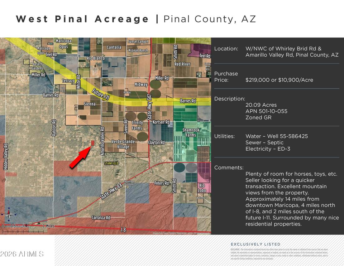W Whirley Bird Rd. #-, Unincorporated County, AZ 85139