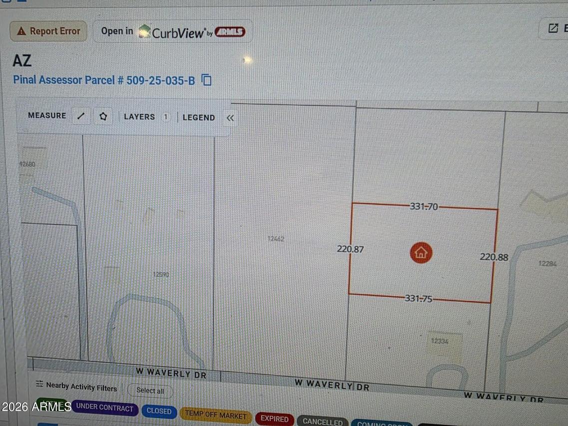 TBD lot B W Waverly Dr. #B, Casa Grande, AZ 85194