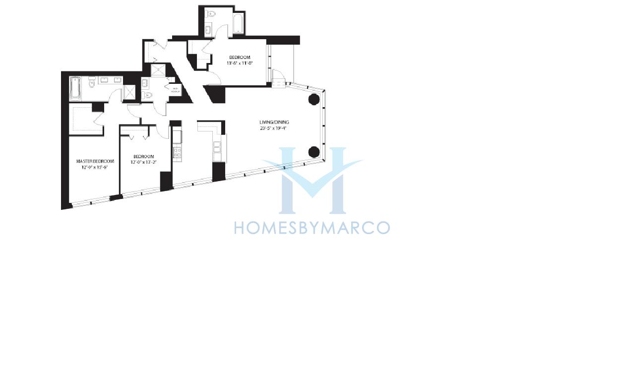 Skyline Residence model in the The Legacy at Millennium Park building