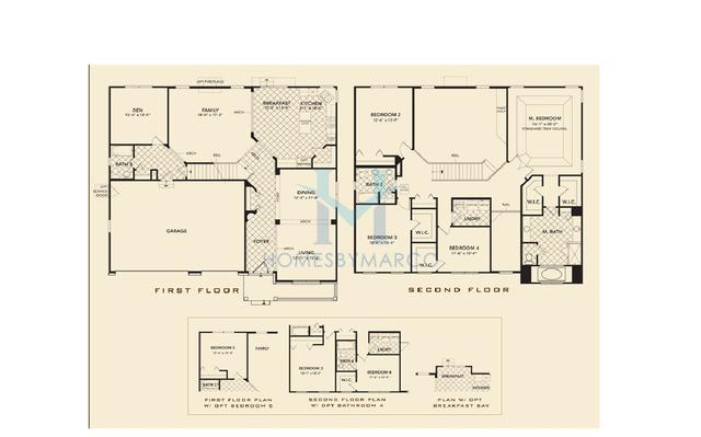 Photos of the St. Andrews model in the Remington Landing in North Aurora, IL