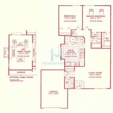 Gresham model in the Fairway Ridge subdivision in Gurnee, IL