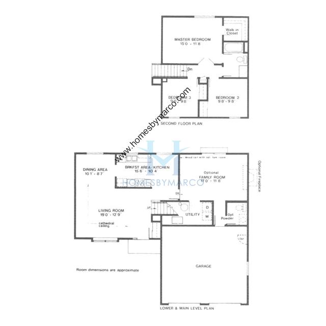 Ascot model in the Grosse Pointe Circle subdivision in Vernon Hills, IL