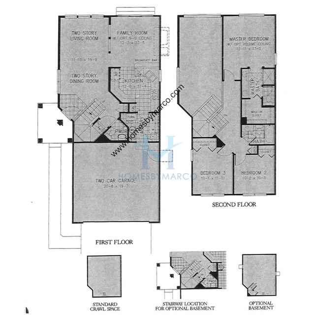 Larkspur model in the Concord Oaks subdivision in Gurnee, IL