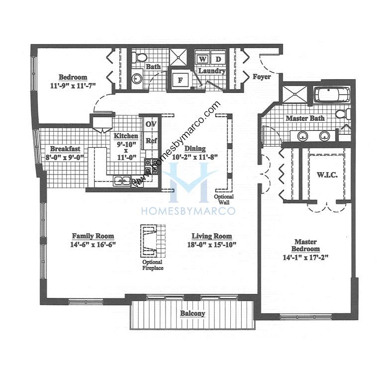 Unit F model in the Delacourte Condominiums building in Buffalo Grove, IL Homes for Sale