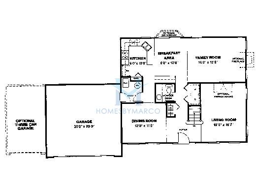 Hawthorne model in the Woodland Hills subdivision in Bartlett, IL