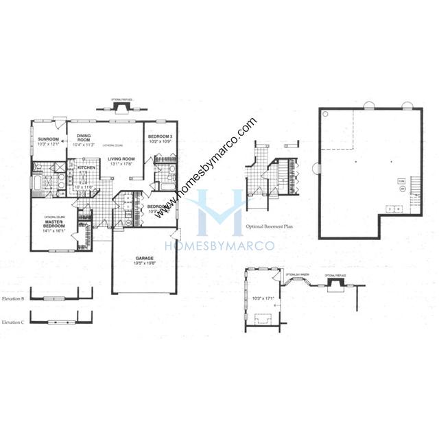 Ashbury model in the Lakeview Estates subdivision in Oswego, IL